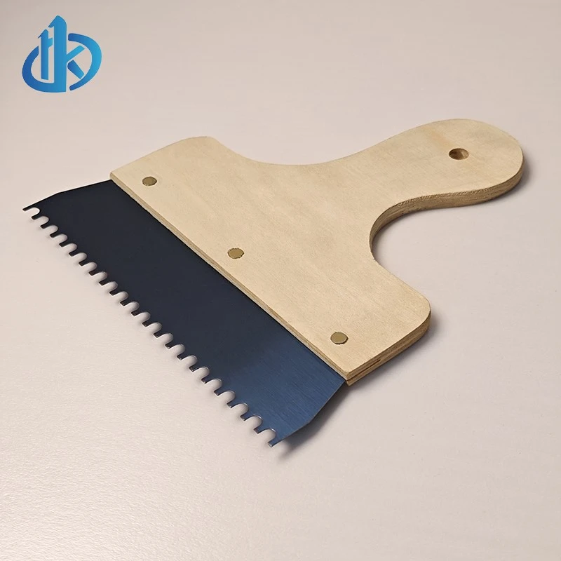 Wooden Handle Notched Scraper Wooden Handle Notched Scraper