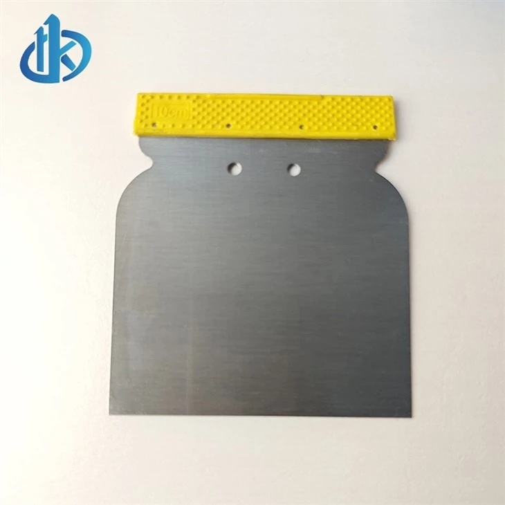 Short Plastic Handle Steel Scraper